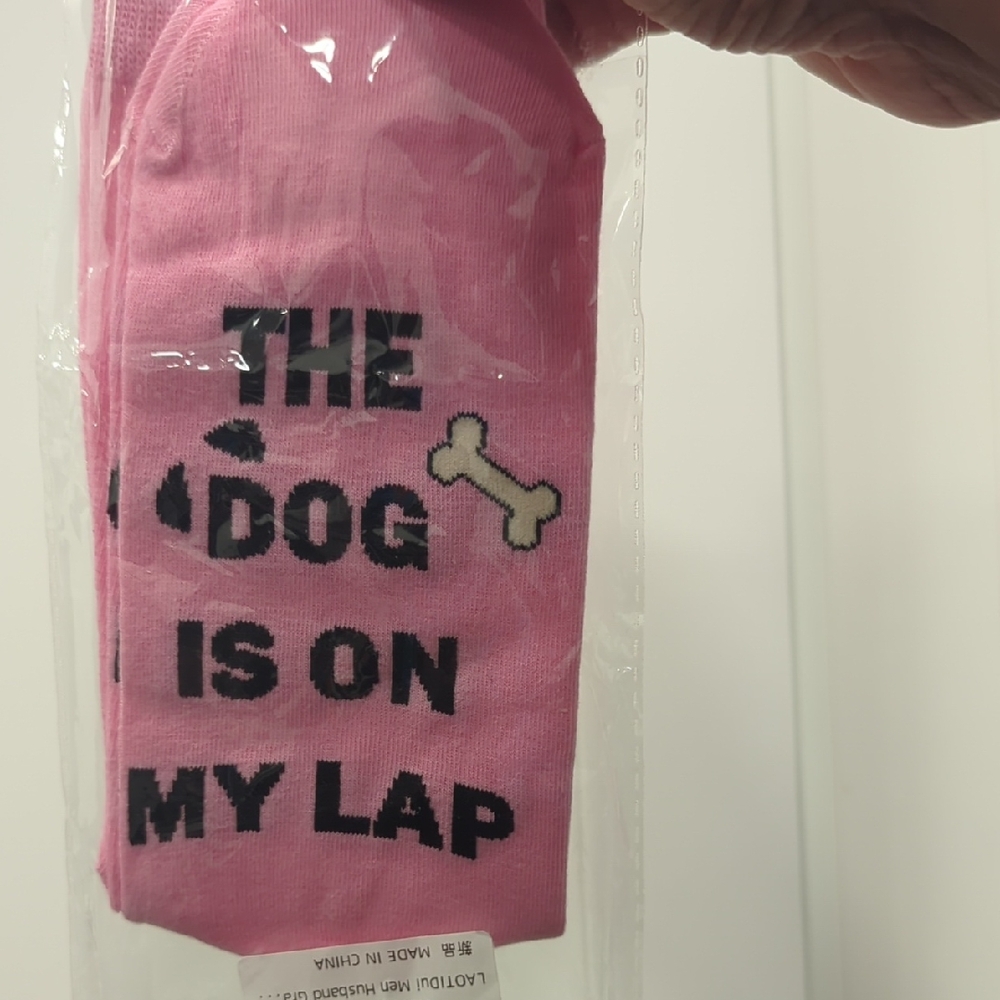 Pink Dog Socks